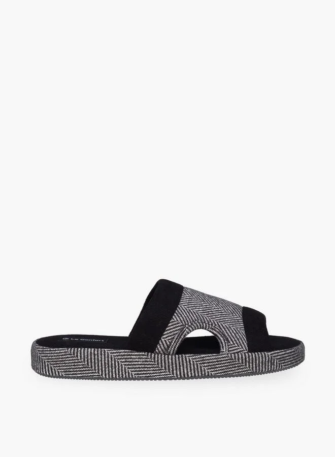 لو كونفورت Men Textured Bedroom Slides