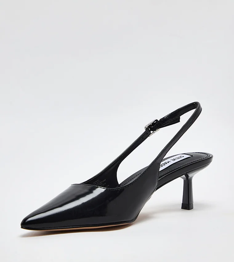 Steve Madden KORR04S1-BBX Black Box Lea Women's Heel Sandals