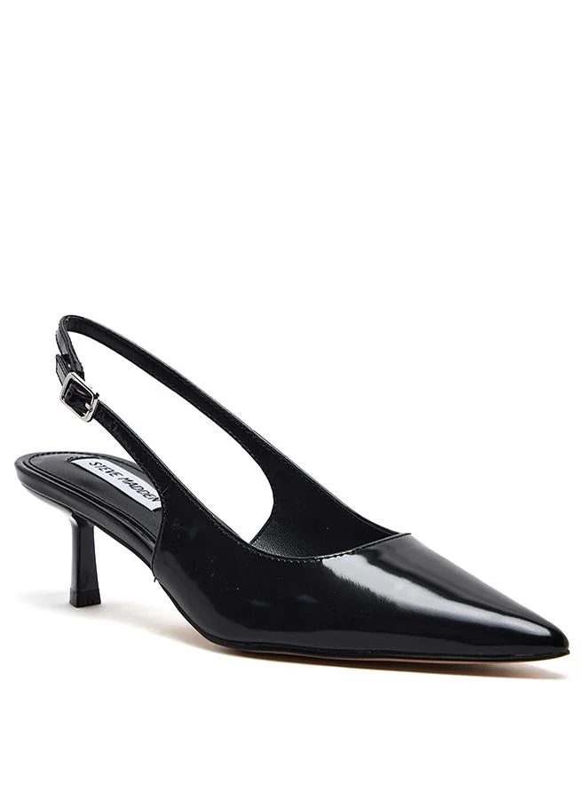 Korra Women's Blk Box Lea Pumps