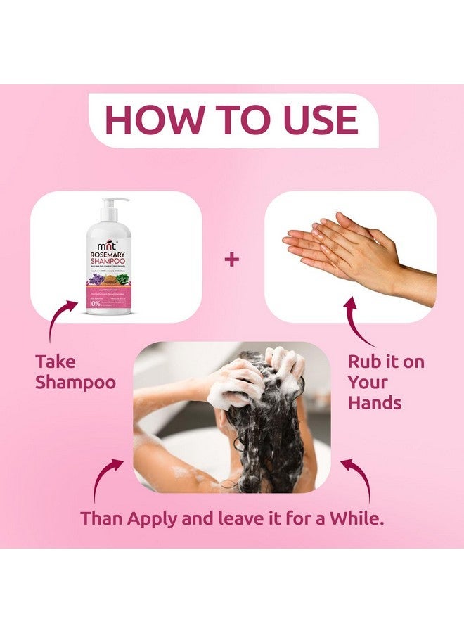 MNT Rosemary Shampoo With Methi Dana & Rosemary For Hair Fall Control & Hair Growth | Rosemary Shampoo For Hair Growth, Reduced Hair Fall & Dandruff Control | 300 Ml - Image 5