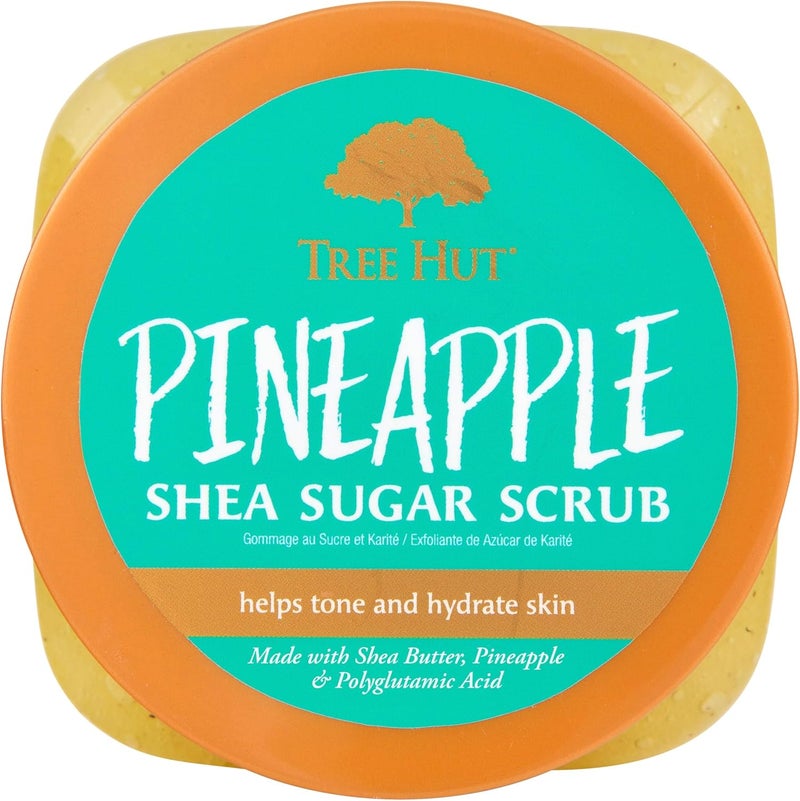 Tree Hut Shea Sugar Exfoliating Body Scrub Pineapple, 18 oz - Image 2
