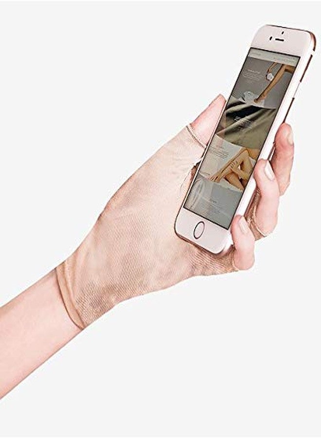 iluminage Skin Rejuvenating Gloves For Hand Wrinkle & Age Spots Reduction w/Copper Technology - (X-Small/Small) - Image 2
