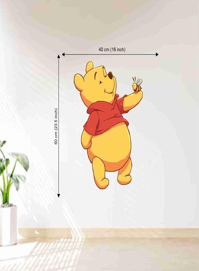 ملصق حائط قابل للإزالة من سكاي أولا - تصميم ويني ذا بوه - 40×60 سم، مصنوع من فينيل PVC برسومات كرتونية، سهل اللصق - مثالي لتزيين غرف الأطفال، والحضانات، وغرف الأطفال، والممرات، وغرف المعيشة - Image 2
