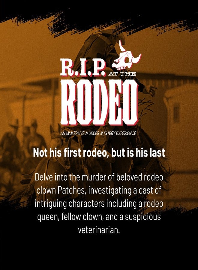 Hunt A Killer: R.I.P at The Rodeo, Solve The Murder of a Rodeo Clown, Mystery Box Game for True Crime Fans, Murder Mystery Game for Adults, Play Detective at Home, Designed for 1+ Players Ages 14+ - Image 3