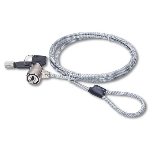 Manhattan Laptop Lock - with 4.6 ft Security Cable, K-Slots, Radial Lock Design with 2 Keys Included - For Computer, Notebook, Displays, Projector and Mobile Devices – Lifetime Mfg Warranty – 440271 - Image 1