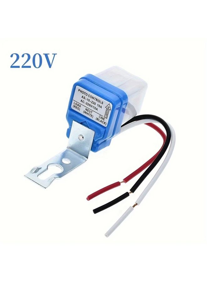 AS-10 Automatic Photocell Street Light Switch 1pc 110V And 2pc 220V 10A Photo Control Sensor - Image 1