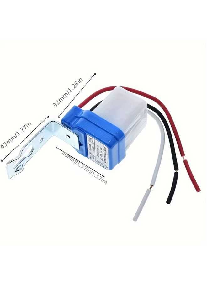 AS-10 Automatic Photocell Street Light Switch 1pc 110V And 2pc 220V 10A Photo Control Sensor - Image 2