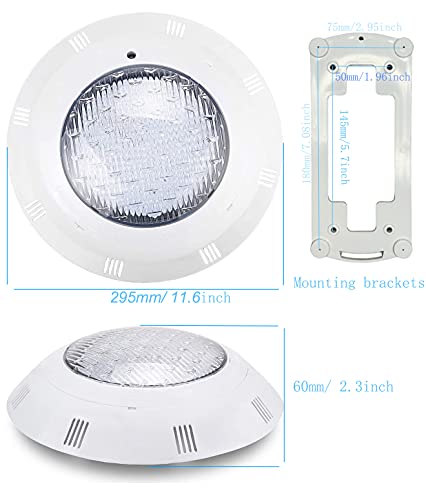 JONAS C JONAS.C 12V 45W Pool Light Underwater Color Changing LED Lights RGB IP68 Inground Swimming Pool Light with Remote - Image 3