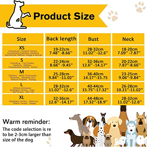 SATINIOR 6 Pcs Dog Clothes Printed Doggie Shirts Puppy T-Shirts Cute Pet Cotton Clothes Doggie Shirt for Small Medium Dog Apparel Summer Christmas(M) - Image 2