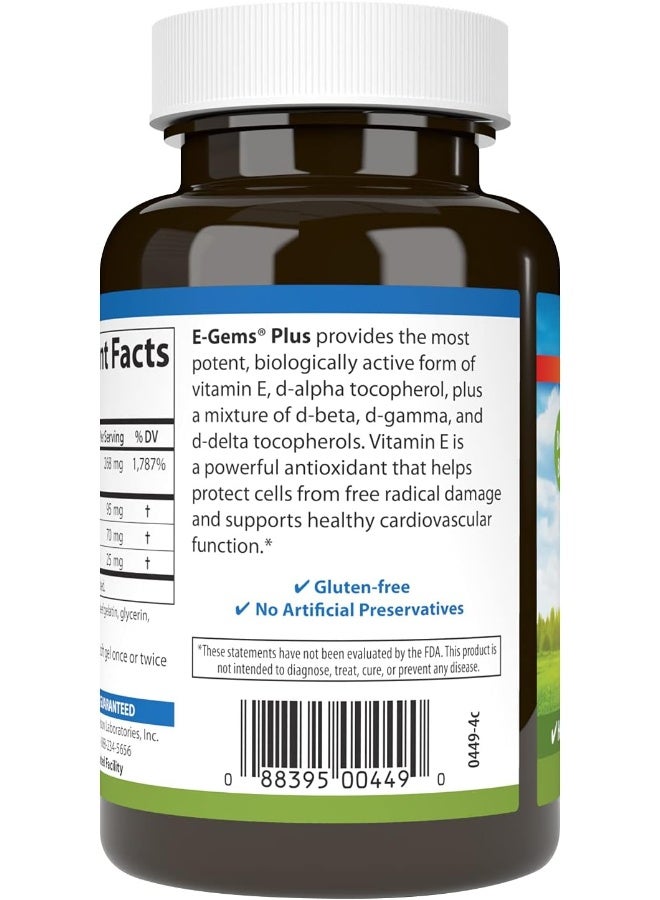 Carlson E-Gems Plus Vitamin E Soft Gels for Optimal Wellness - Image 3