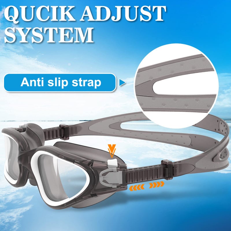 WIN.MAX Polarized Swimming Goggles Swim Pool Goggles Anti Fog Anti UV No Leakage Clear Vision for Men Women Adults Teenagers - Image 4