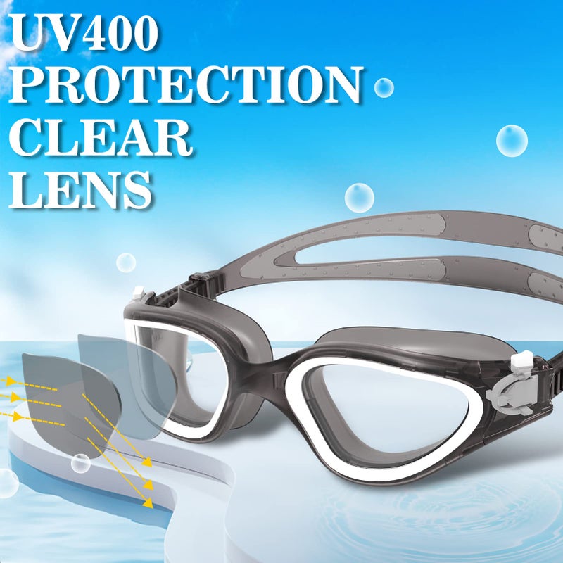 WIN.MAX Polarized Swimming Goggles Swim Pool Goggles Anti Fog Anti UV No Leakage Clear Vision for Men Women Adults Teenagers - Image 2