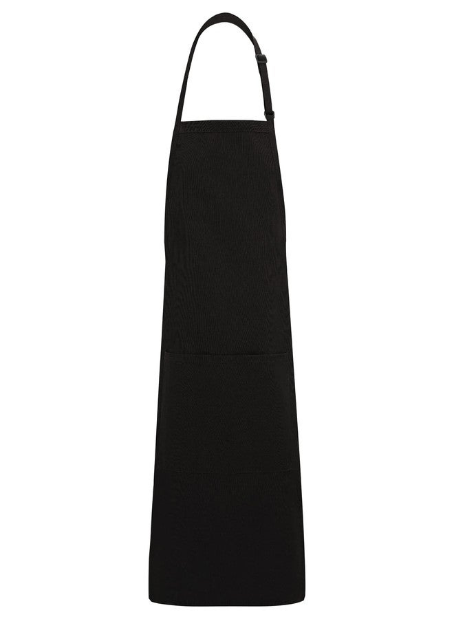 FAME Delta Plus Butcher Apron with Two Pockets - F8 - Black (WFA18101BK)