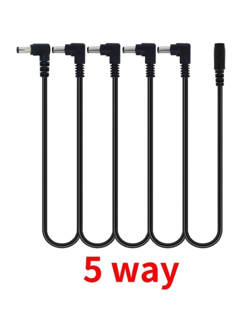 SOLDOUT Daisy Chain 1 to 3 5 6 8 Ways Guitar Effects Pedal Accessories Power Supply Cable for 9V DC Adapter Plug (5 Way)  - Image 2