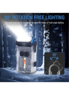BORUIT V15 LED Keychain EDC Fluorescence Flashlight Clip Warm Work Light Type-C Rechargeable Torch Magnet Camping Pocket Lantern (White)  - Image 2