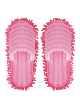 Mop Socks Lazy Slippers Walking Cleaning Indoors Warm Shoes Home Dust Floor Polishing Chenille Hair Clean for Kitchen House Office S Pink - pzsku/ZE40031A467ECA294F3D0Z/45/_/1677843397/400099fe-9422-4e76-8392-3a15d520b3cc