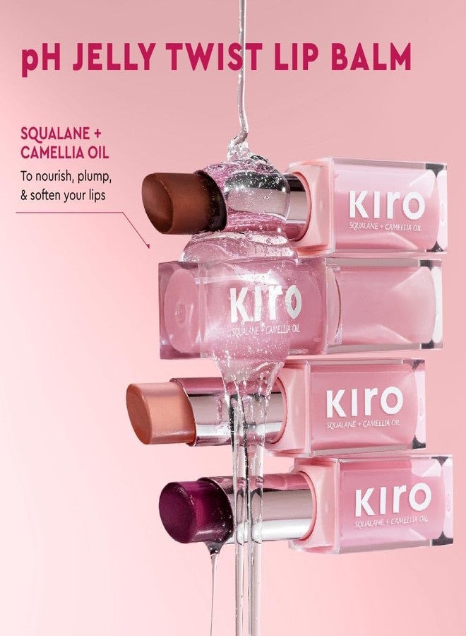 Kiro pH Jelly Twist Colour Adapting Lip Balm - Sugar Cloud, 3g | Clear to Pink Tint | Hydrating Vegan Lip Balm with Squalane & Camellia Oil - Image 2
