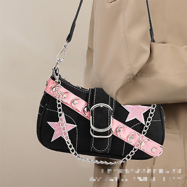 حقيبة كتف مات بيو بتصميم نجمة - Image 1