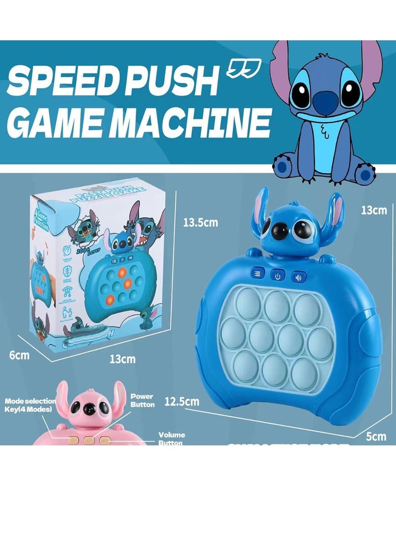 Stitch Pop Push Fidget Toy, Fast Push Bubble Game Controller, Stitch Bubble Sensory Toy, Stitch Pop Puzzle Toy Gift for Teens, Stress Relief Toys for Kids and Adults (N) - Image 3