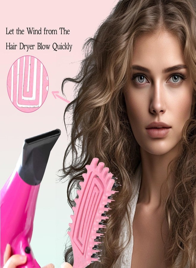 Sethe lord Detangler Brush – Curly Hair Brush for Women, Men & Kids | Flexi Vented Brush with Unique Comb Structure for Wet or Dry Strands (Blush Pink) - Image 5
