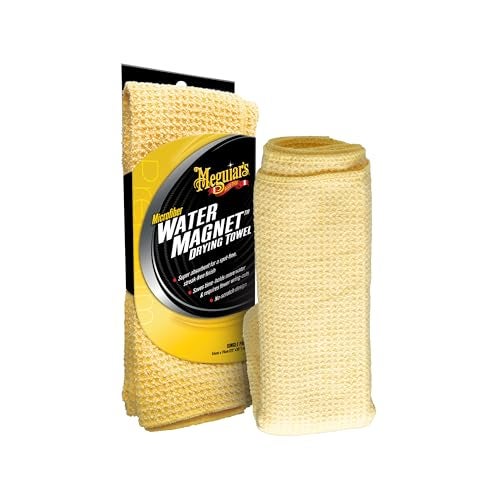 Meguiars Water Magnet Microfiber Drying Towel Premium Car Wash Microfiber Towel Thats Super Plush Water Absorbent ScratchFree Big Microfiber Towels for Cars 1 Pack
