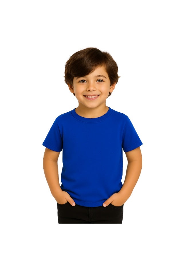 NENOUSH Kids Unisex T-Shirt For Boys & Girls | Soft Cotton Half Sleeve Tee | Comfortable Round Neck Everyday Wear | Casual Outfit For School,Play - Image 1