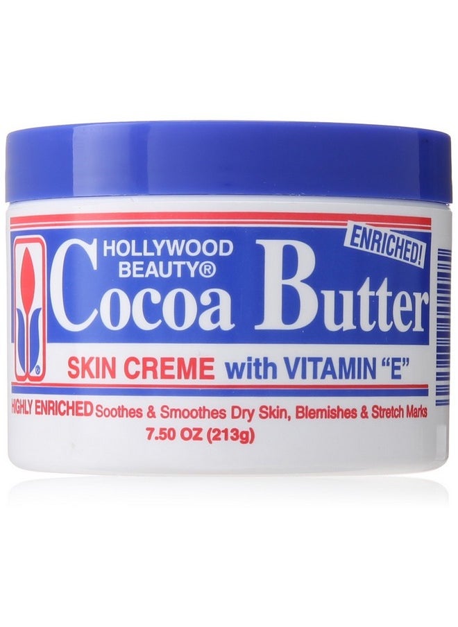 Hollywood Beauty Hollywood Beauty Cocoa Butter Skin Creme with Vitamin E Highly Enriched Soothes & Smoothes Dry Skin, Blemishes & Stretch Marks by Hollywood Beauty  - Image 1