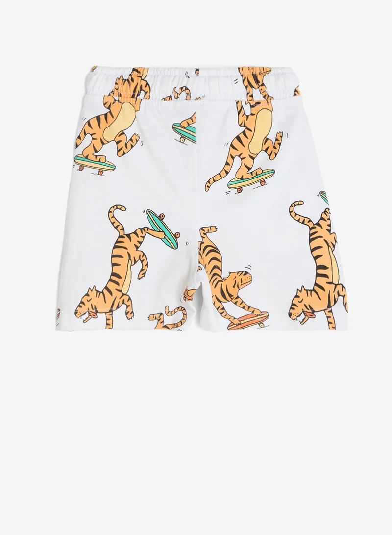 Ripples  Boys Regular Fit Tee & Shorts Set for Men | Best Price UAE