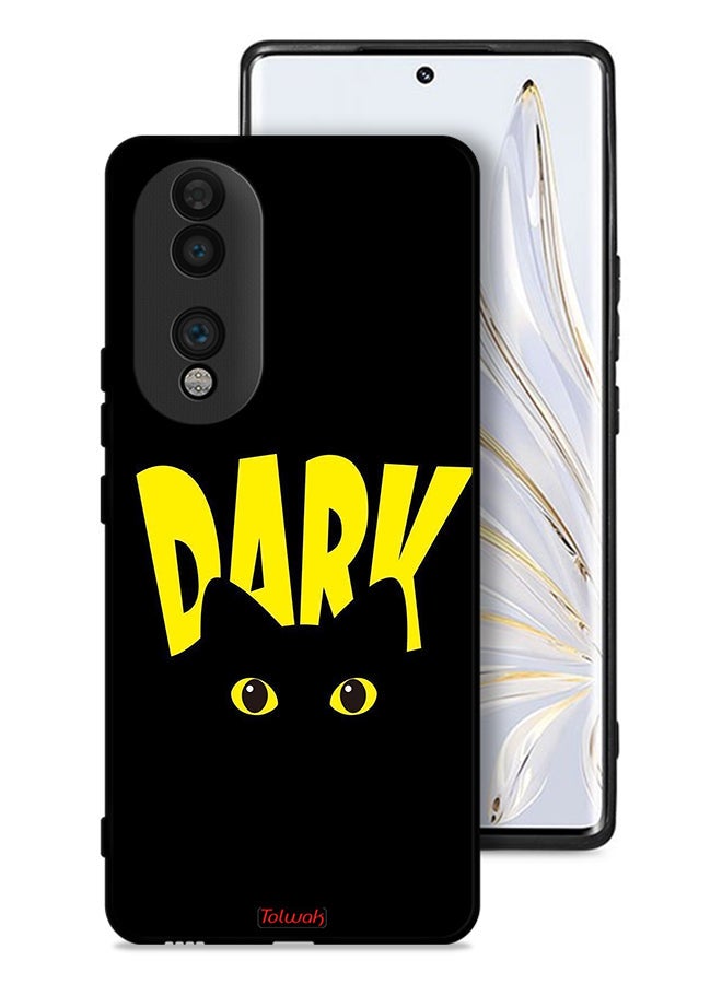 Tolwak Honor 70 Protective Case Cover Dark Cat - Image 1