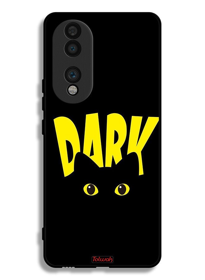 Tolwak Honor 70 Protective Case Cover Dark Cat - Image 2