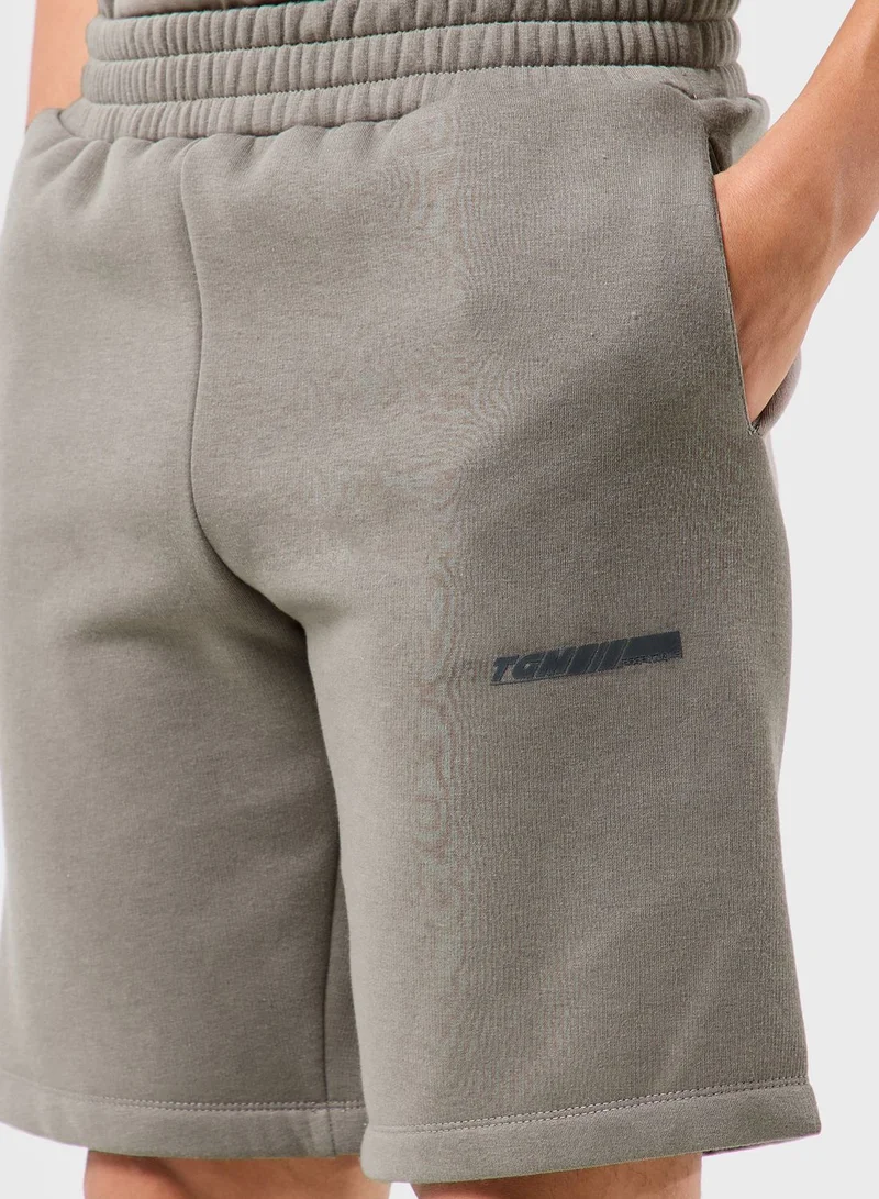 The Giving Movement Racer Printed Shorts