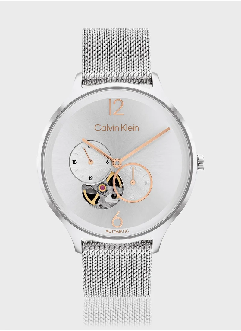 CALVIN KLEIN Timeless Mesh Automatic Analog Watch