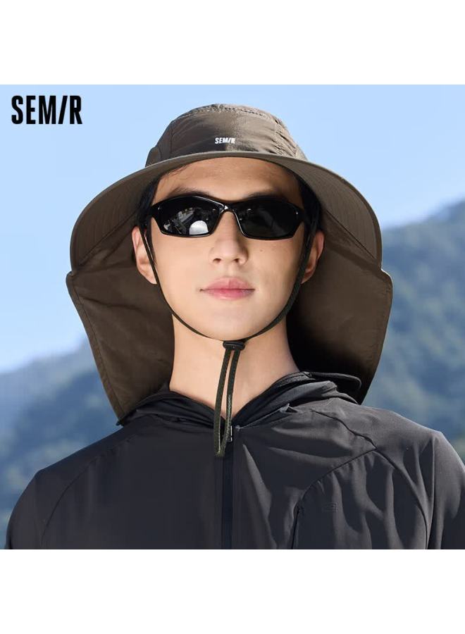 Semir Sun Protection Hat For Men, Sun Visor Cap, Fishing Hat, Hiking Cap, Summer Outdoor Uv Protection Wide Brim Sun Hat