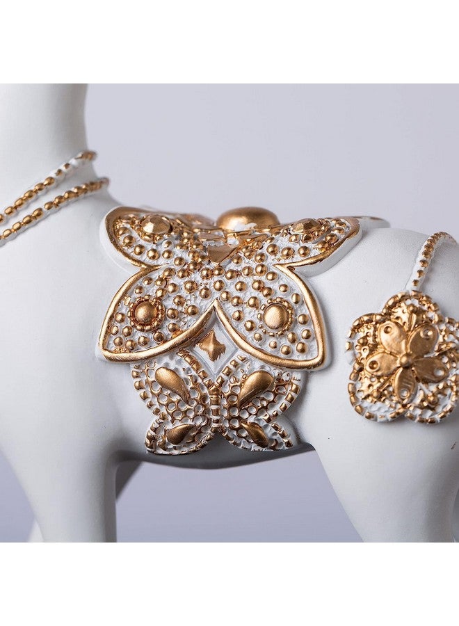 Xtore Creative Resin Golden and White Reindeer Sculptures | Beautiful Home Decor | Lifts up Energy of Your Room (Pack of 2, White) - Image 3