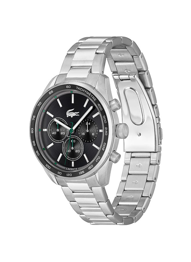 LACOSTE Men's Chronograph Round Shape Stainless Steel Wrist Watch 2011347 - 42 Mm  - Image 2