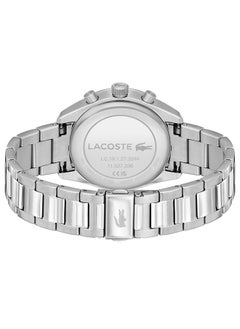 LACOSTE Men's Chronograph Round Shape Stainless Steel Wrist Watch 2011347 - 42 Mm  - Image 3