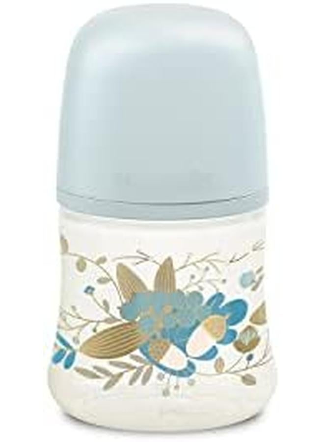 SUAVINEX Sx Pro Feeding Wide Neck Physiological Silicone Teat Bottle 0 Months 150Ml S Fs Blue Gold - Image 2