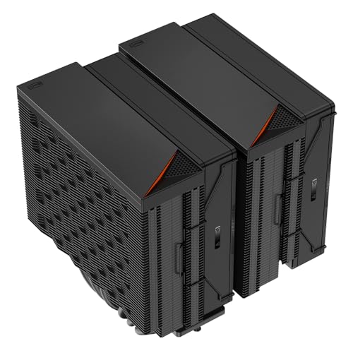 PCCOOLER CPS - RZ620 Black - 265W TDP - Dual Tower 6 * 6 Heat Pipe CPU Air Cooler with Adjustable PWM Three Mode Fans - Air Cooler for Intel LGA 115X/1200/1700 - AMD AM3/AM4 (RZ620-BKNWNX-GL) - Image 2