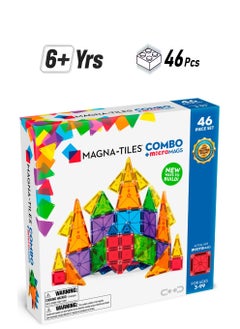MAGNA-TILES MicroMAGS Combo 46 Piece Set  - Image 1