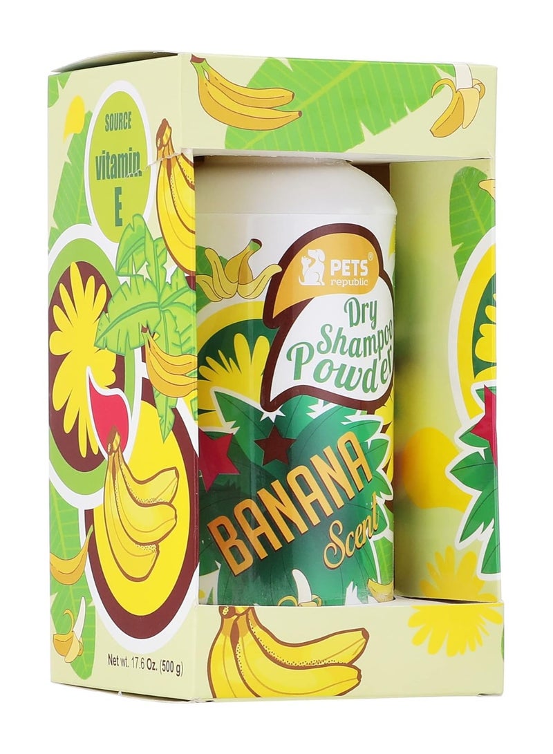 بيتس ريبابلك شامبو جاف بالموز من بيتس ريبابليك – ينعش وينظف فراء حيوانك الأليف على الفور 500 جم - Image 4