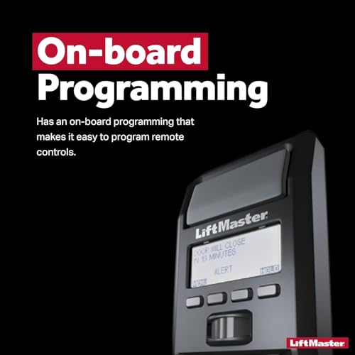 LiftMaster 880LM Motion - Only Works with LiftMaster Security+ 2.0 Garage Door Openers - Detecting Control Panel - Features Menu-Driven Panel and Timer-to-Close - Image 4