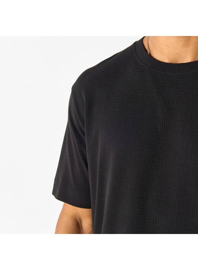 Iconic Iconic Textured Oversized T-shirt