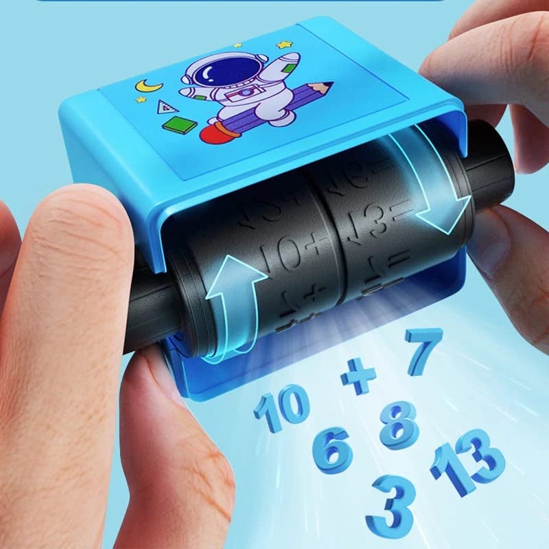 VGRASSP Addition Mathematics Exercise Sum Assignment Roller Stamp for Teachers Parents and Kids - Excellent Educational Aid to Accelerate Learning - Image 2