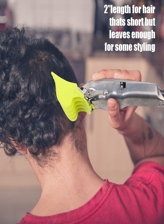 CR8GR8 Professional Hair Clipper Combs Guides, Hair Clipper Guards 1 & 1/4" 1 & 1/2" 2", Mega NO.16 NO.12 NO.10 fits for Most Wahl Clippers(Yellow) - Image 5