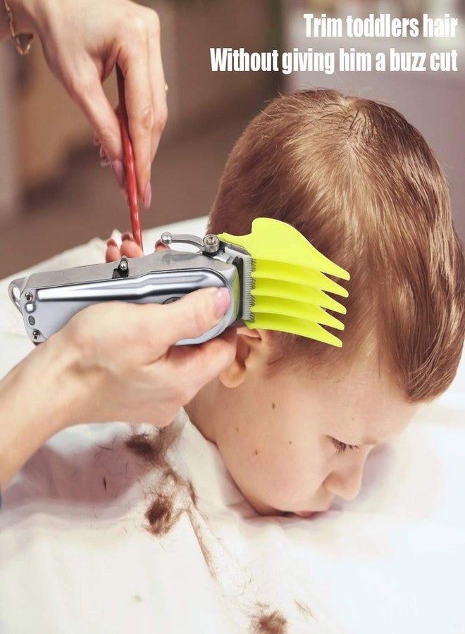 CR8GR8 Professional Hair Clipper Combs Guides, Hair Clipper Guards 1 & 1/4" 1 & 1/2" 2", Mega NO.16 NO.12 NO.10 fits for Most Wahl Clippers(Yellow) - Image 4