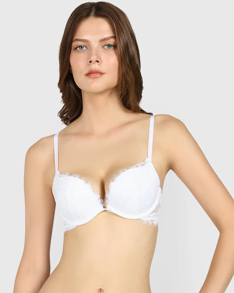 Isla & Evie Isla & Evie Obvious Gel Padding Plunge Bra
