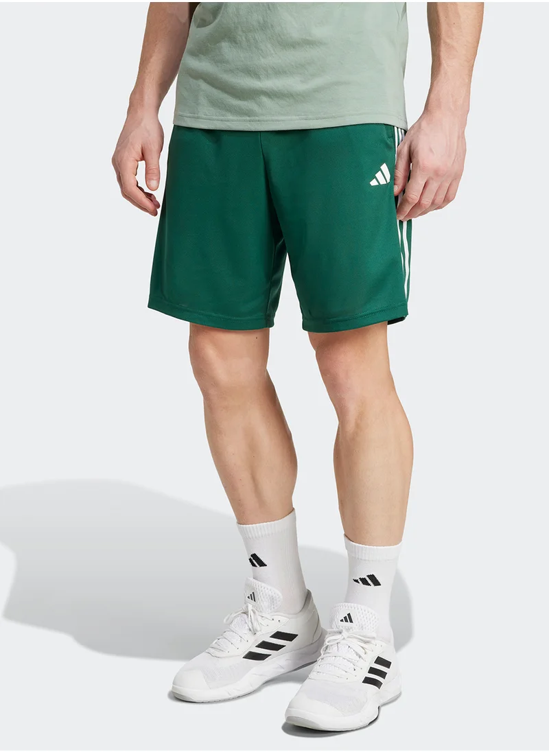 Adidas Essential Piqué 3 Stripe Training Shorts