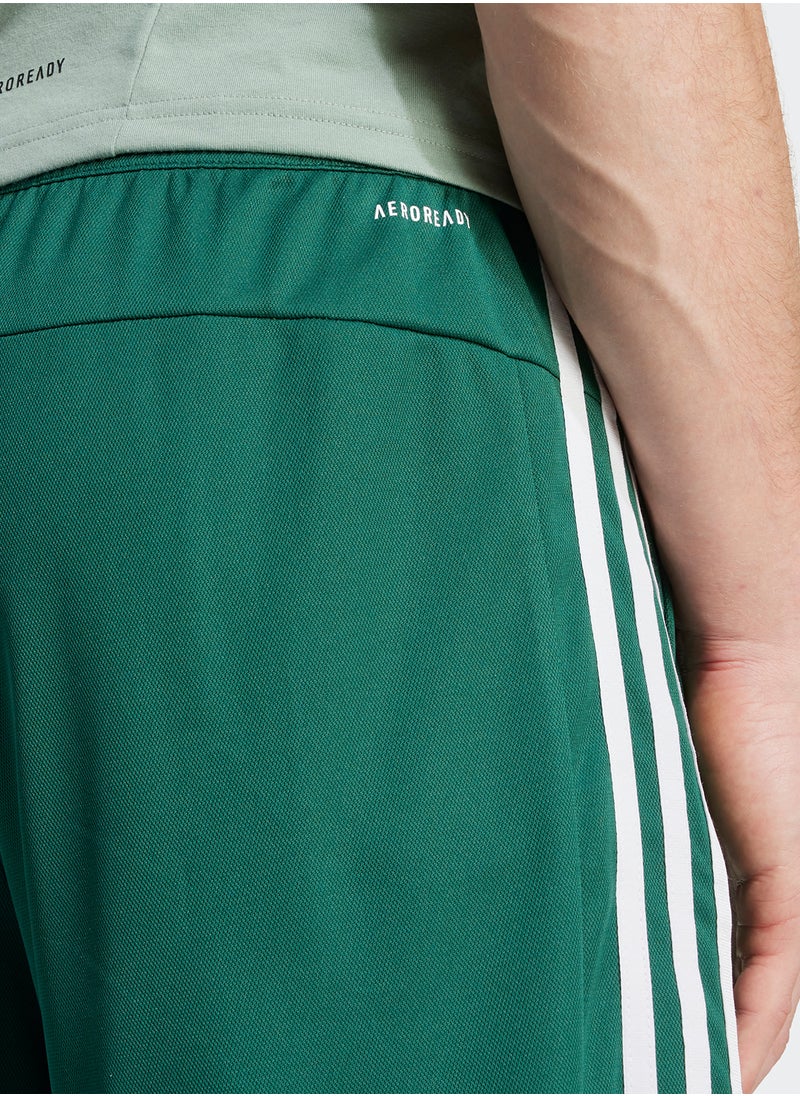 Adidas - Essential Piqué 3 Stripe Training Shorts - Image 1