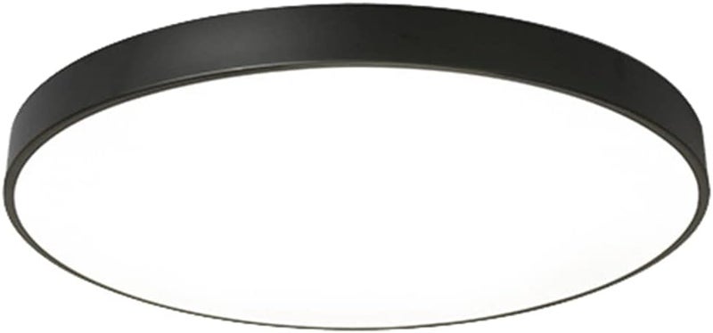 LED Ceiling Light Fixture - Ultra-Thin Circular Panel Lamp for Bedroom, Living Room, Kitchen, Office, Hallway(Dark,19.7in) - Image 1