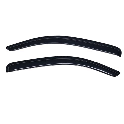 Lightronic لاصق نافذة لightronic شديد التحمل، يناسب 2004-2014 فورد F-150 سوبر كاب؛ 2009-2014 F-150 كاب عادي/سوبر كرو؛ 2010-2014 F-150 SVT رابتور سوبر كاب/سوبر كرو، واقي مطر يحمي من الأشعة فوق البنفسجية، دخاني، 2 قطع - Image 4